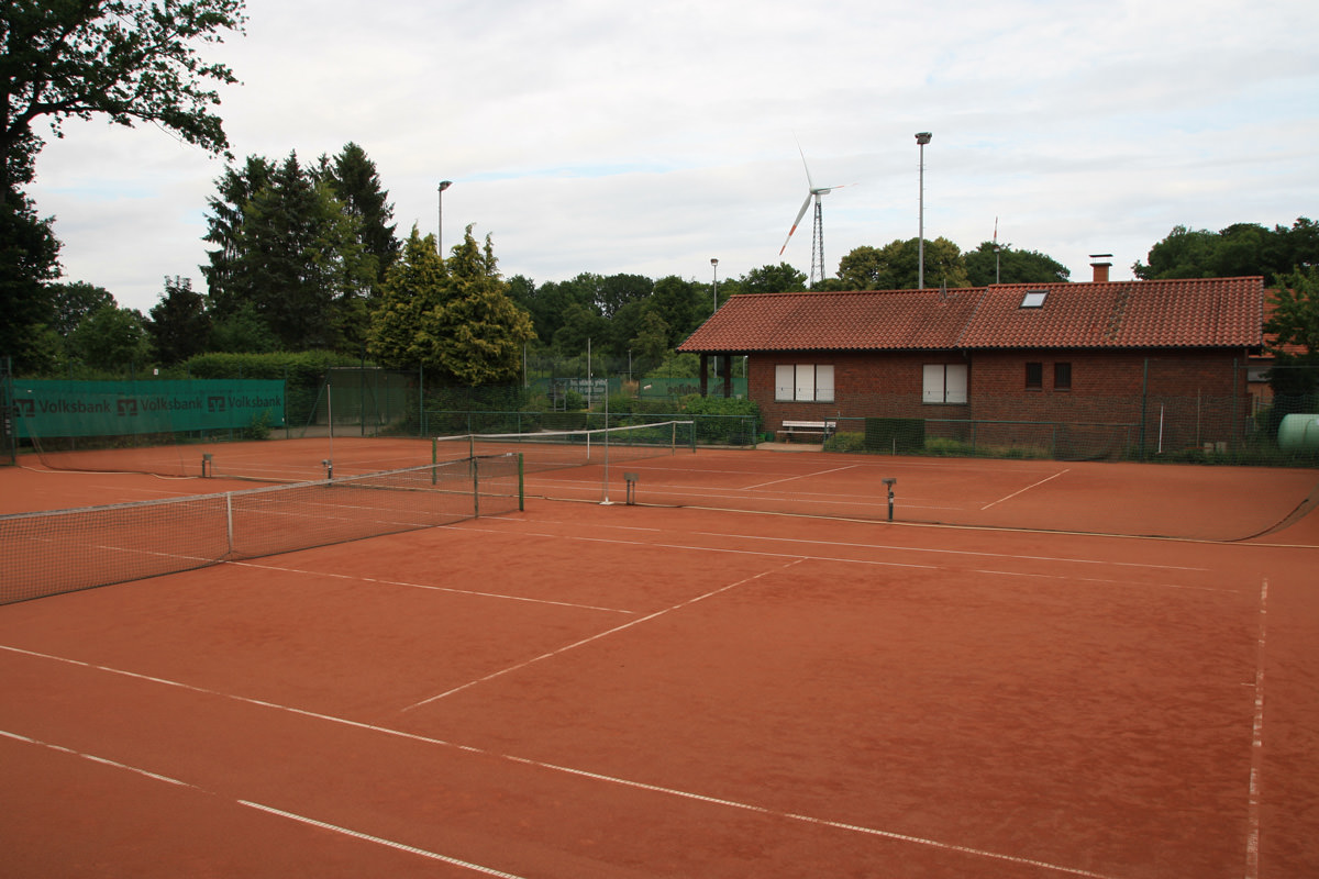Plätze der Tennisabteilung in der TSG Kölkebeck-Bokel